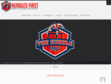 Tablet Screenshot of hurdlesfirstbeta.com